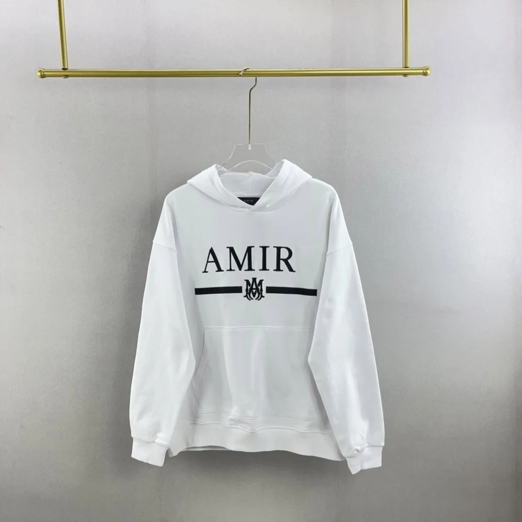 High Quality AMR Letter Print Hoodies Men Women Fashion Streetwear Pullover Sweatshirts Oversized Hoodies Brand Clothes