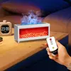 Fireplace Fire Flame Air Humidifier with LED Light & Remote Control Cool Mist Humidifier Air Diffuser Humidifier for Home Gift 4
