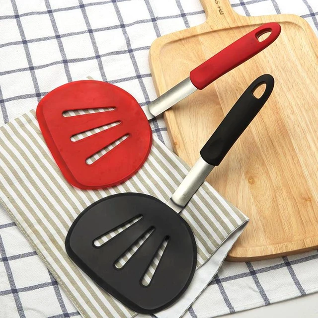 Non-Stick Silicone Turner Spatula Set Heat-Resistant Flexible Turner  Spatula Egg Pancake Flipper Stainless Steel Cooking Utensil - AliExpress