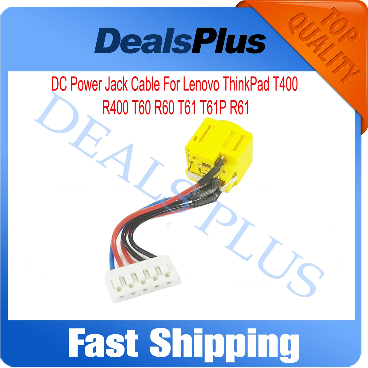 

Replacement DC Power Jack with Cable Socket For Lenovo ThinkPad T400 R400 T60 R60 T61 T61P R61