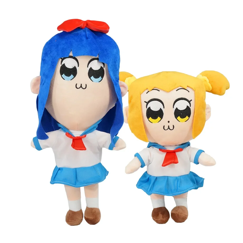 30/40cm Pop Team Epic Poputepipikku Popuko Pipimi Stuffed Plush Doll Toy Pillow Cosplay Funny Face Plush Cute Cartoon Gift Kinds