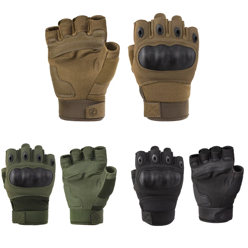 Tactical Gloves Emersongear Tactical Half Finger Combat Gloves Hand Protective Gear Handwear Hunting Camping Outdoor Hiking Training EM9348