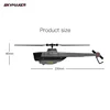C128 RC Helicopter 2.4G 6G System 4CH Remote Control 1080P Camera Wifi FPV 6-Axis Sentry Drone RC Helicopter Toy for Adult 2