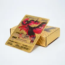 

Japanese Cartoon Pokemon Alphabet Case Fire Breathing Dragon Vmax Children's Toy Trade Collectible Card Booster Pokemon