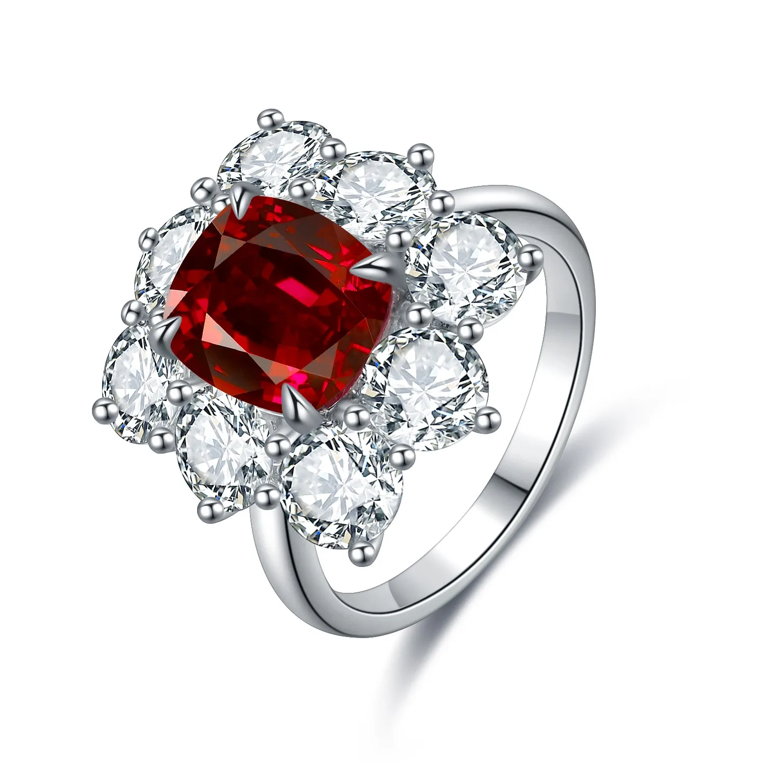 

SHIZHONGBAO-jewelry，NO.1 Laboratory Grown Diamond Red ring