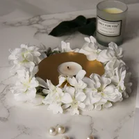 Iron Plate Candle Holder Pillar Art Decorative Pedestal For Wedding Birthdays Party Festival Candlestick Holder Gift Home Decor 4