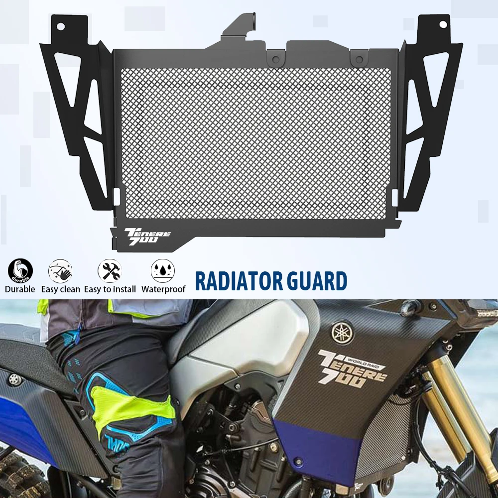

Tenere 700 Motorcycle Accessories For Yamaha Tenere700 World Raid 2022 2023 Radiator Guards Grille Grill Guard Protection Cover
