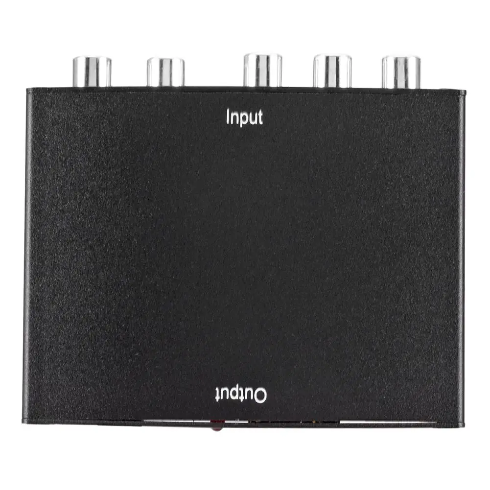 YPBPR RGB to HD-Compatible 1080P to RGB Component Video +R/L Audio Adapter Converter 1080p Maximum Video Resolution Adapter HD Video Converter