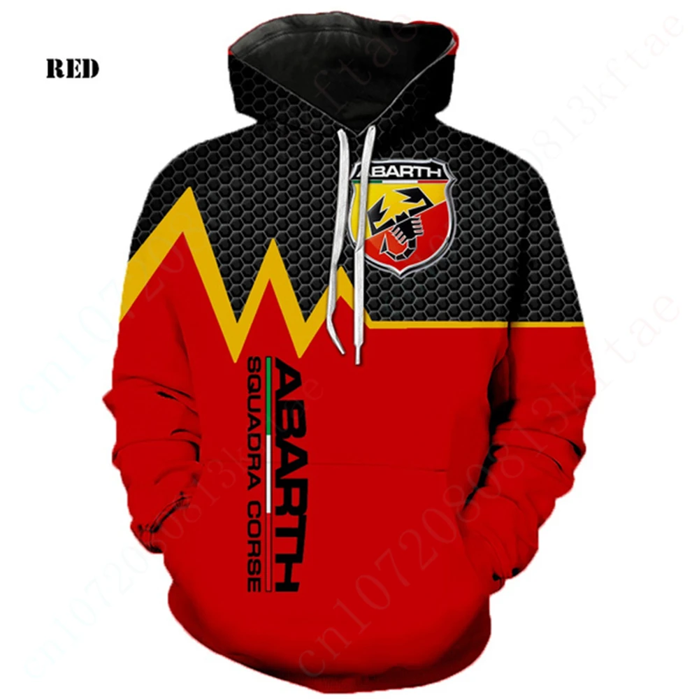 Abarth Clothing Unisex Hoodies Casual Hoodies For Men Women 3D Printing Pullover Anime Sweatshirt Harajuku Oversize Zip Hoodie