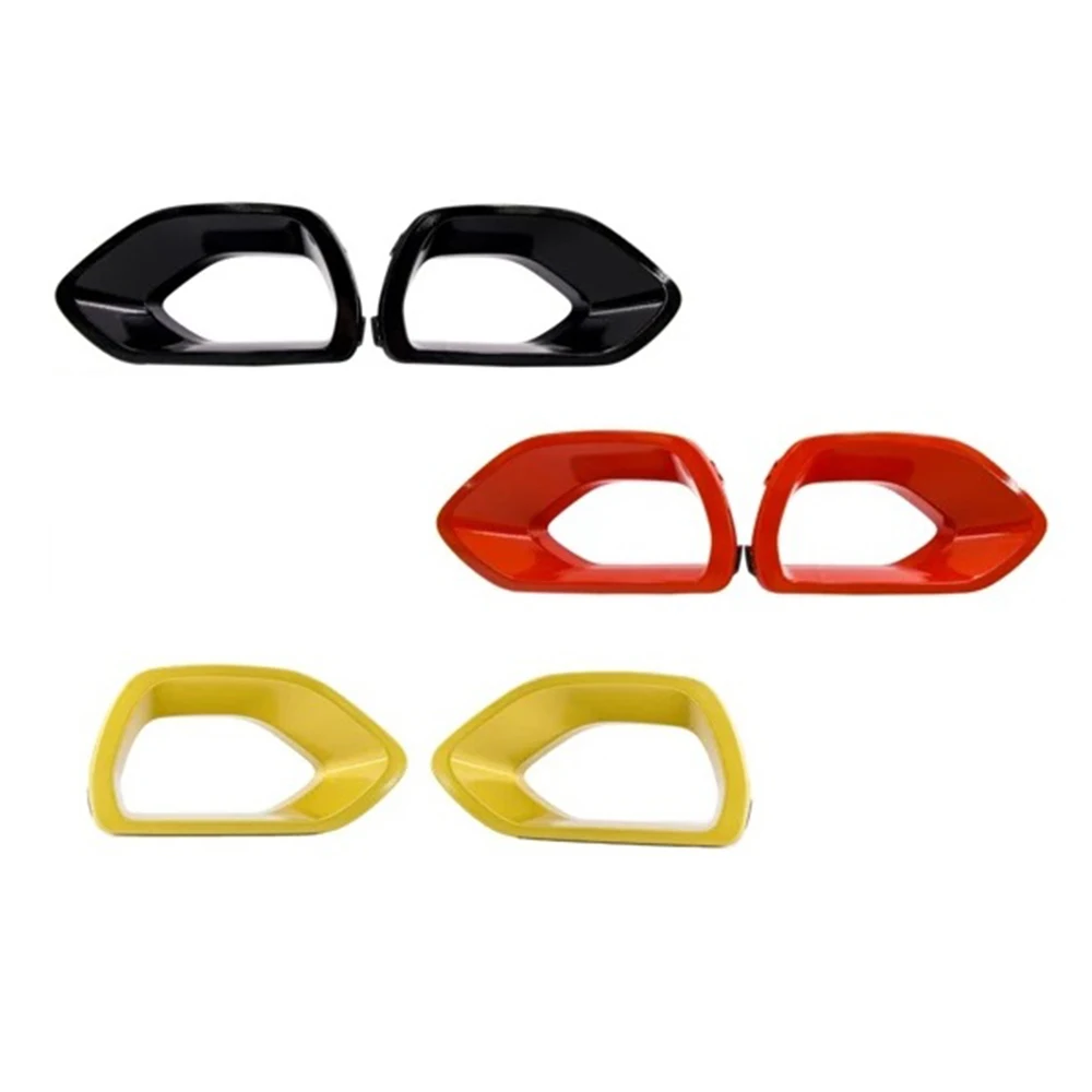 For-Dodge Charger SCAT PACK / HELLCAT Fresh-Air Grille Insert/Bezel Set 68417505AA 68417504AA Yellow