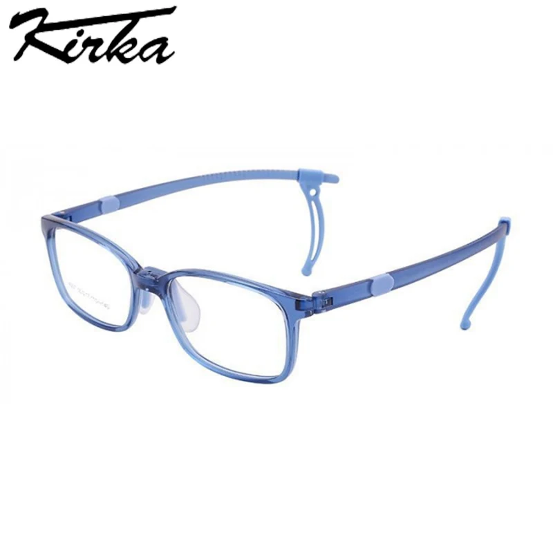 Kirka Kid Glasses Children Non-slip Temples TR90 Frame Eyeglasses Boy Girl Computer Eyewear Protect Eyes Child Glasses 8007