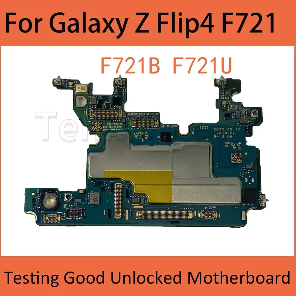 Fold 4 Flip 4 メイン基板 For Samsung Galaxy Z Flip 4 F721U 128G Motherboard Mainboard