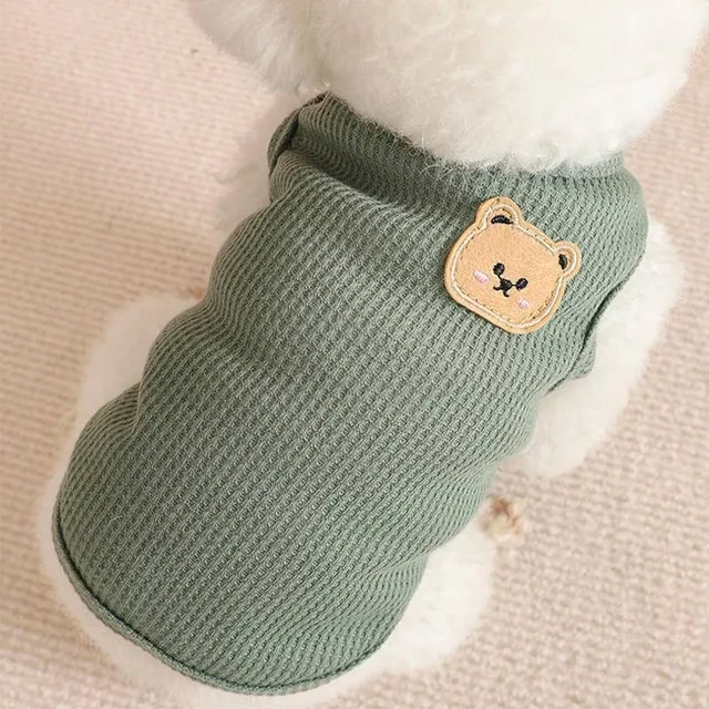 Dog Vest Pet Cat Clothing Four Colors Of Polyester Fabric Breathable Sweat Resistant Easy To Clean Fun Viewing 3