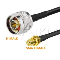 N Type To SMA RPSMA Male Female Connector Crimp for RG58 Coax Extension Jumper Pigtail Cable L16 N To SMA Fast Delivery Brass RF - Image 6
