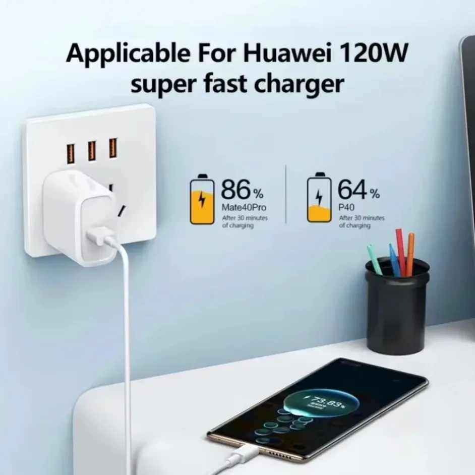 รูปสินค้า สายชาร์จ USB-C ซัมซุง หัวเว่ย เสี่ยวมี่ ทนทาน 1 เมตร