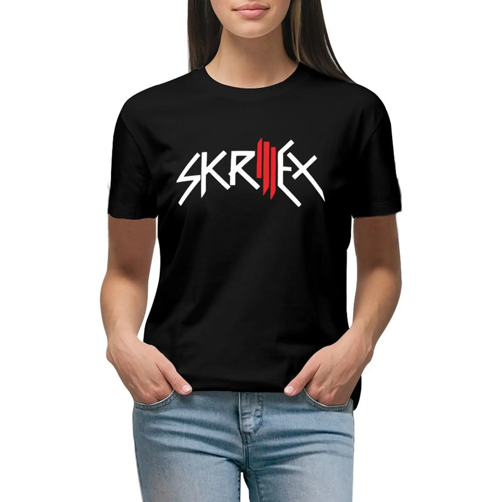 

Skrillex T-shirt cute clothes lady clothes workout shirts for Women