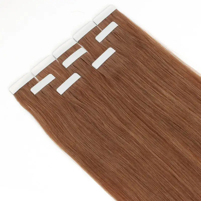 33 Color Huamn Hair Tape in Hair Bundels No Weft Brown Blonde 12A Vietnamese for Salon Brazilian Remy for Salon