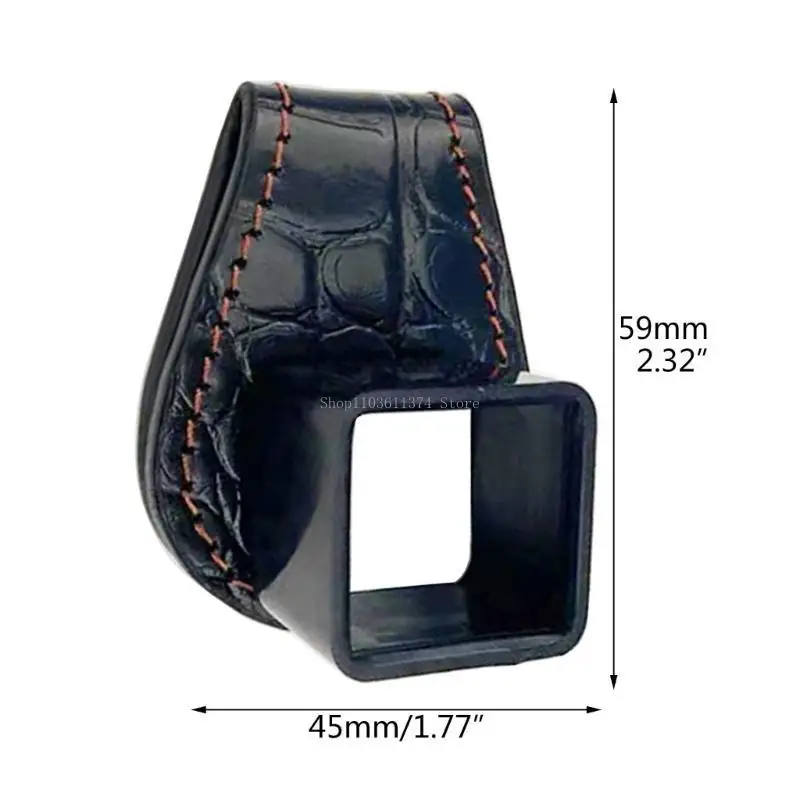 Portable Chalk Holder with Belt Clip Billiard Chalk Holder Leathers Chalk Bag for Snooker and Pool Player