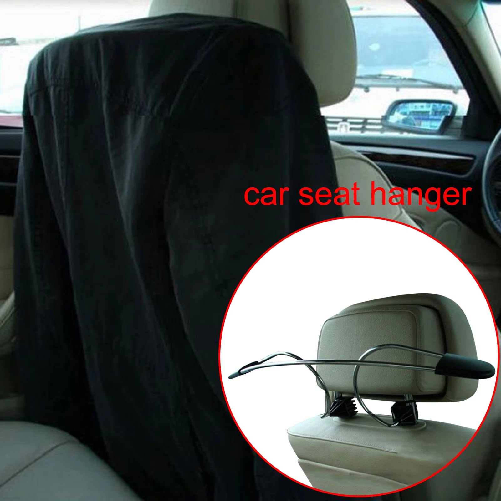 Car Seat Coat Rack Hanger Auto Clothes Hanger Auto Back Seat Headrest Clothes Jackets Suits Holder Automotive Accessories For