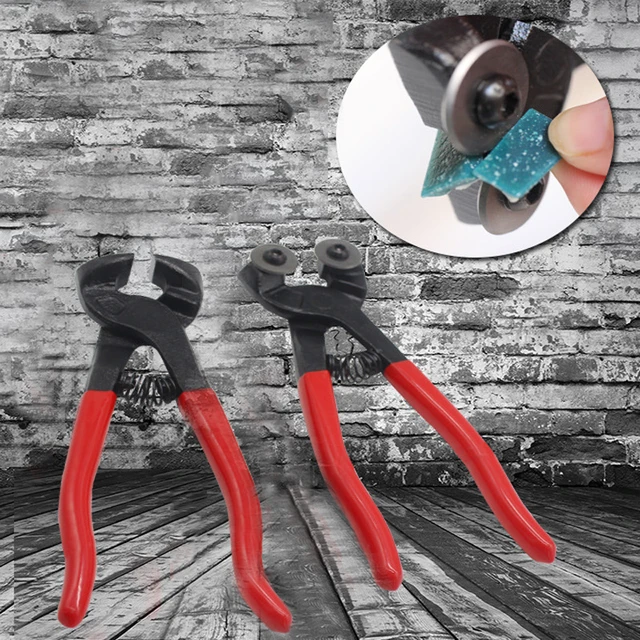 DIY Mosaic Cutting Tools Flat Pliers Tile Clamps Ceramic Cutter Nipper  Pliers