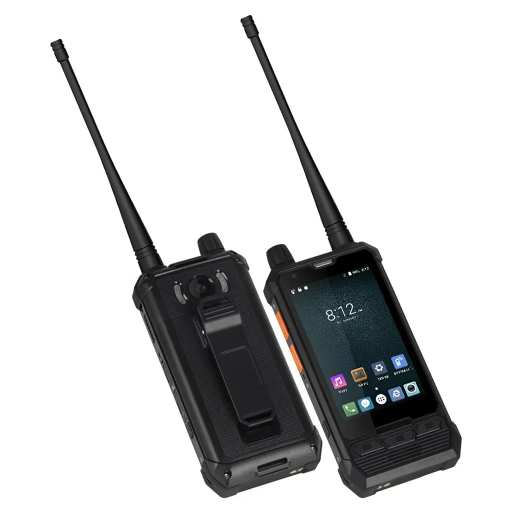 UNIWA P2 Plus IP67 Rugged Mobile Phone Zello 4W DMR UHF Repeater Walkie Talkie Smartphone Android 4Inch 3GB RAM+32GB ROM SOS NFC
