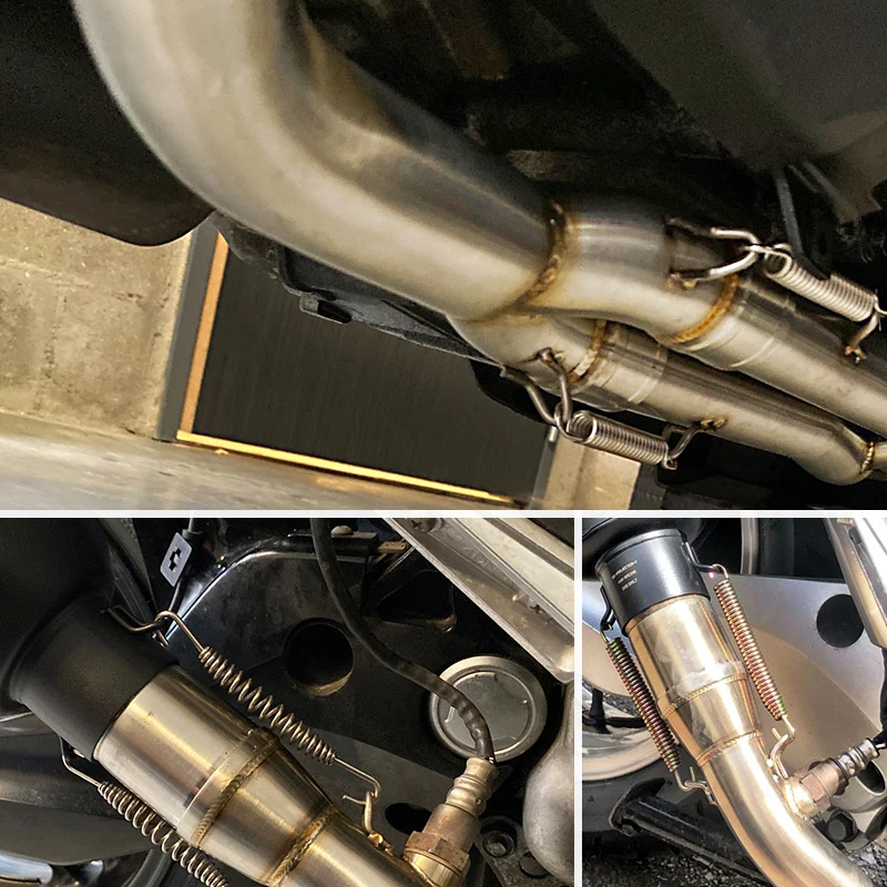 Motorcycle Exhaust Motocross Espace Moto Full System Front Link Pipe 50.8mm For T-MAX Tmax 500 530 T-MAX 530 Exhaust 2008-2022 - Image 3