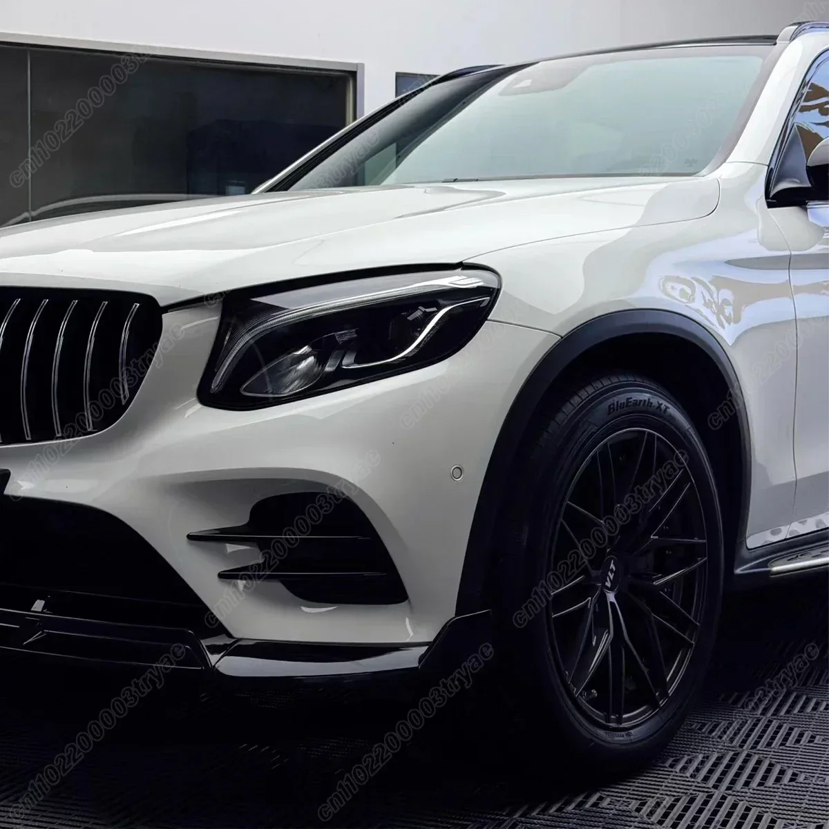 메르세데스 벤츠 GLC X253 C253 쿠페 GLC200 GLC260 GLC300 2016 2017 2018 2019 프론트 범퍼 스포일러 립 세퍼레이터 립 바디 키트