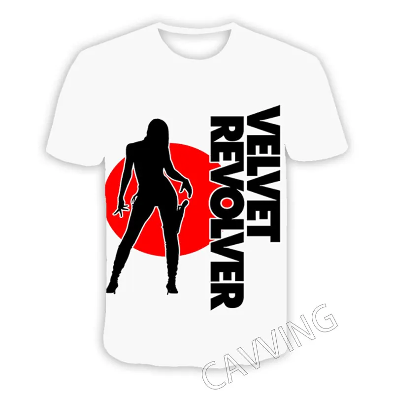 New Fashion Women/Men's 3D Print Velvet Revolver Rock Casual