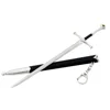 18-22cm Lord of F Rings Medieval Weapon Glamdring Aragorn Narthil Sword Metal Katana Samurai Sword Keychain Ornaments Gifts Toy 1