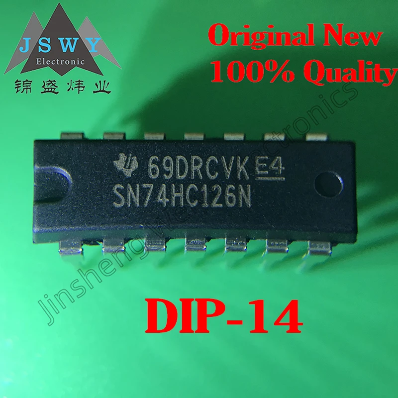 

5 pieces Electronics SN74HC126N HD74HC126P 74HC126 100% brand new imported DIP-14 buffer/line driver IC Free shipping