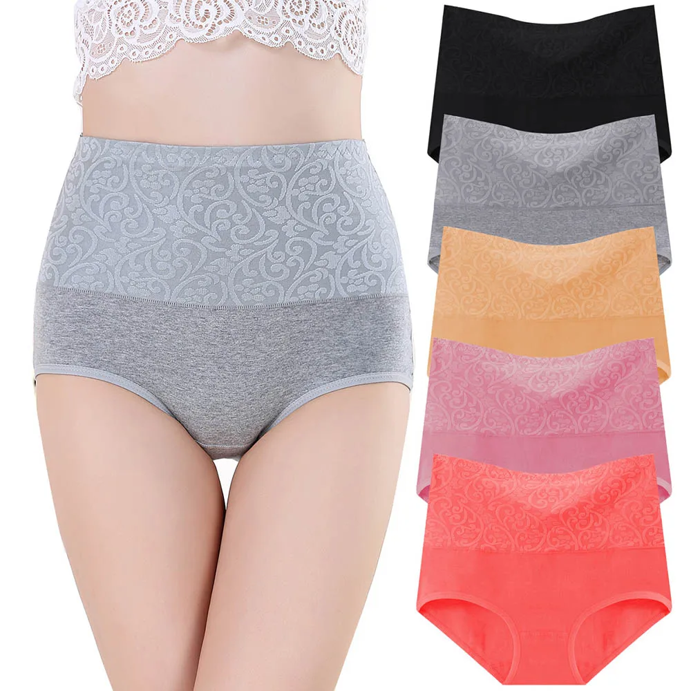 Shapewear Panties 3 Pieces/Lot Women Panties High Waist Control Abdomen slimming Shapewear Female Postpartum recovery Tummy Control Briefs 4XL