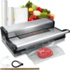 Vacuum Sealer Machine, 95Kpa 350W Powerful Dual Pump and Dual Sealing, Dry and Moist Food Storage, Automatic and Manu 1
