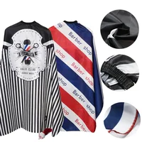 Cape imperméable pour salon de coiffure et barbier, tabliers rétro pour styliste professionnel 5