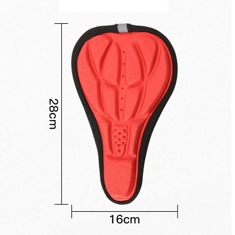 Bicycle Saddle Cover Soft 3D Bicycle Saddle Cover Bicycle MTB Bike Saddle Seat Cover Cushion Sponge Foam Comfortable Saddles Mat Accessory