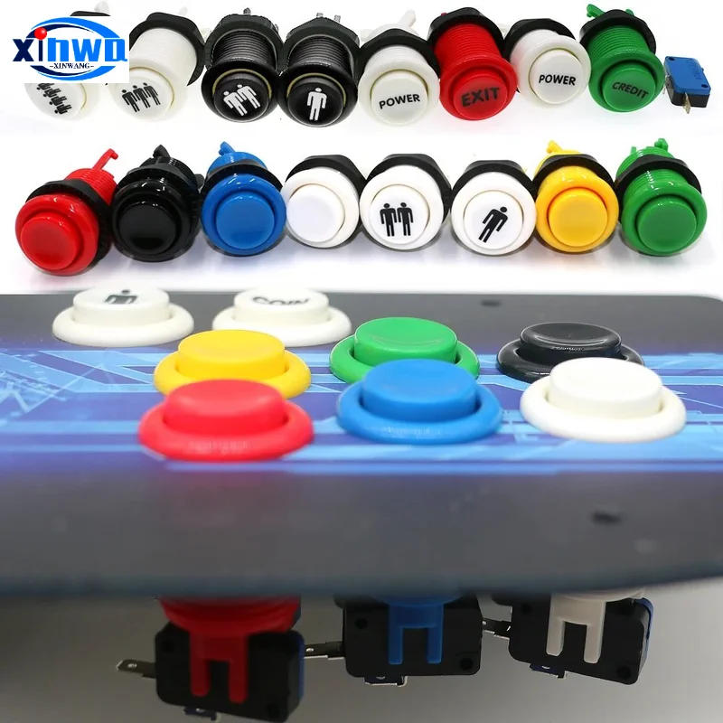 Pulsante Arcade Americano Di Credit / Coin / Exit / Power / Pause - Foto 10