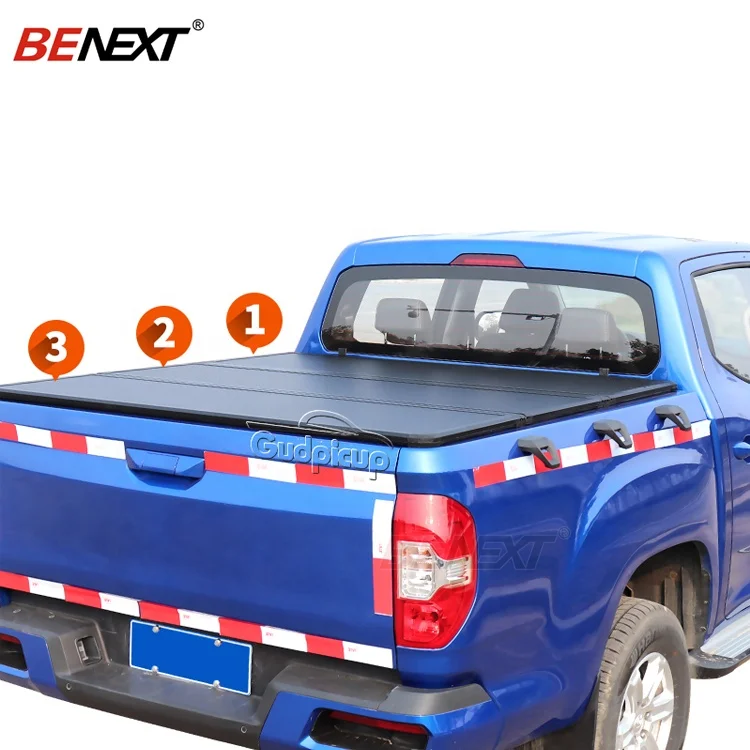 Pick Up Truck Cover In Alluminio Duro Tri Fold Tonneau Cover Ram 1500 Per Toyotas Hilux Tacoma Tundra