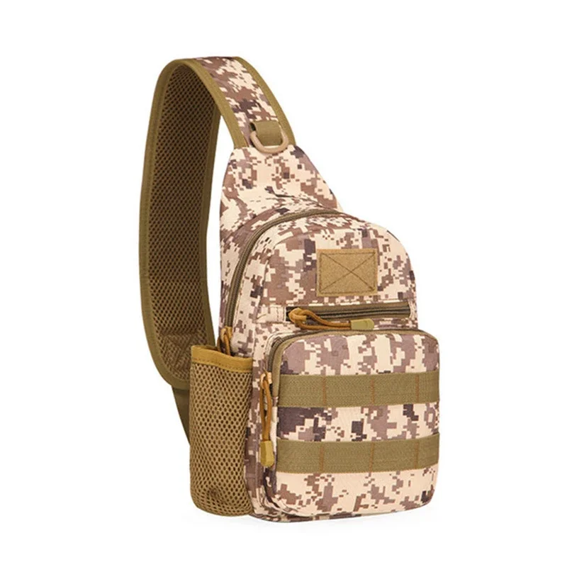 Tactical Military Shoulder Bag for Mens Outdoor Sports Hunting Camping Fishing Running,Chest Sling Bottle Pack Molle Backpack 3