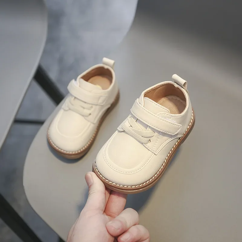 Baby Shoes Boys Leather Shoes Spring Autumn Kids Casual Shoes British Style Children Birthday Party Size 15-30