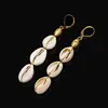 Bohemian Beach Drop Earring Natural Cowrie for Shell Pendant Dangle Earrings Jew 3