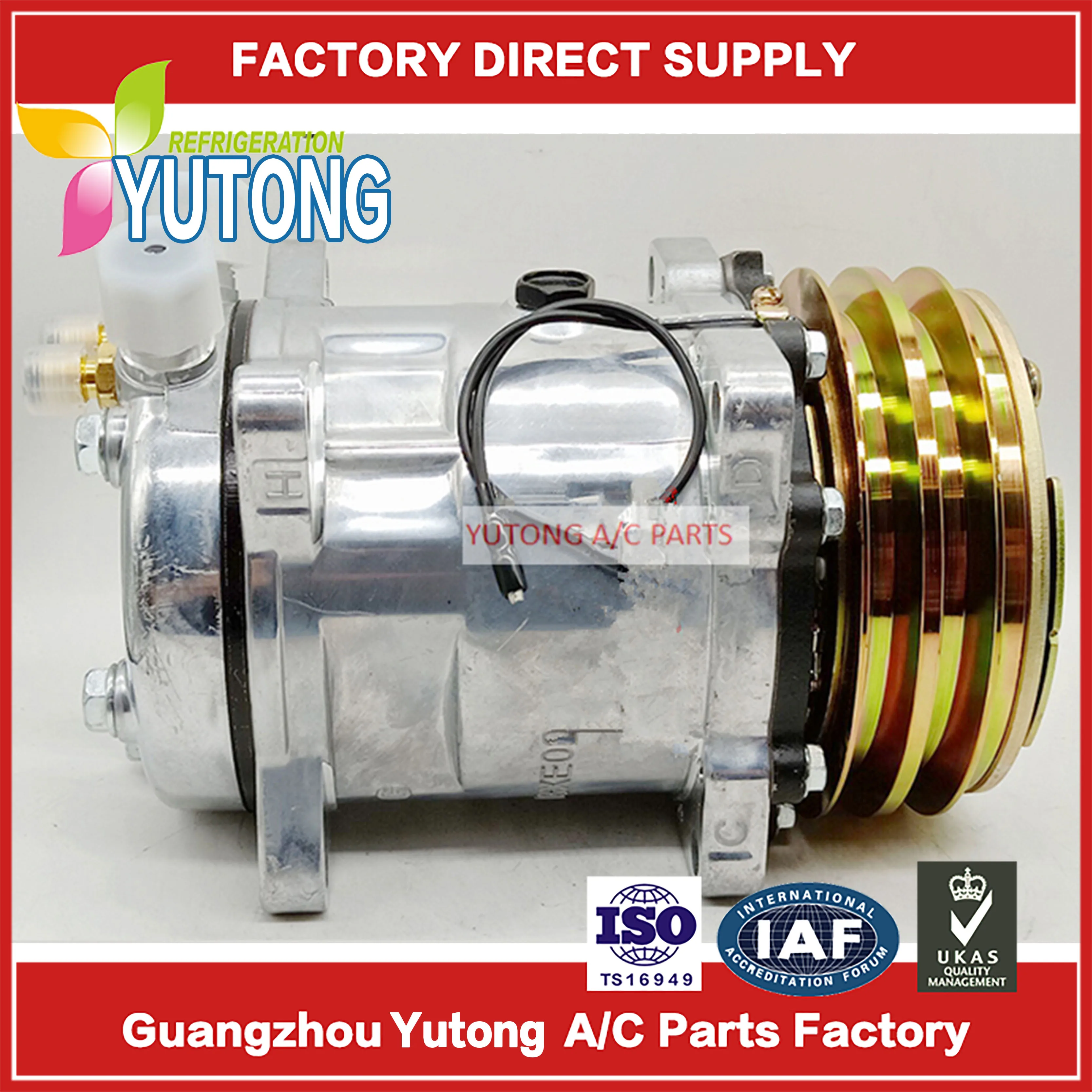 Sanden 508 SD508 compressor sanden 5h14 AC Compressor Tractor Excavator