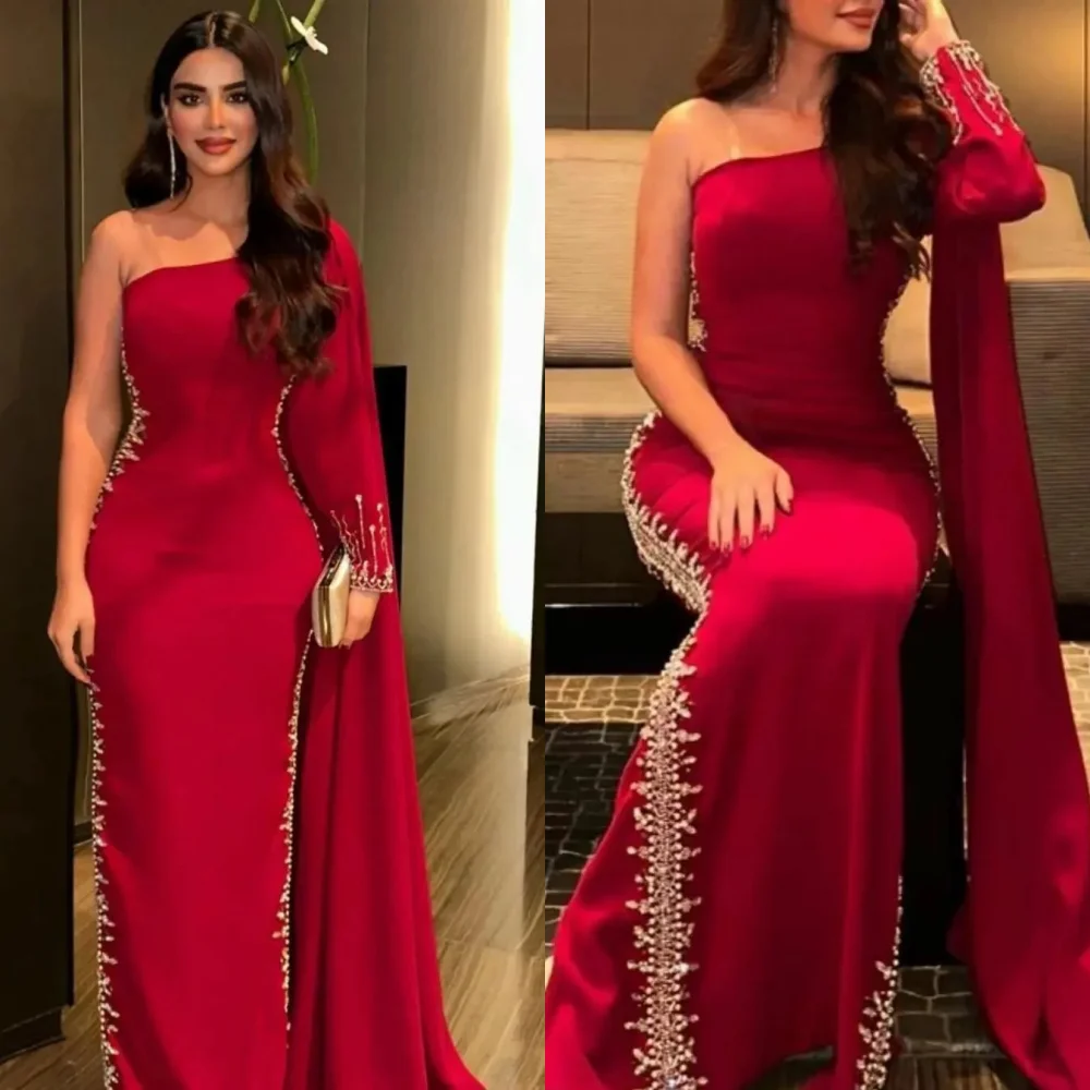 

Exquisite High Quality Asymmetrical One-Shoulder A-line Prom Dresses Formal Ocassion Gown Vertically Satin vestidos de gala