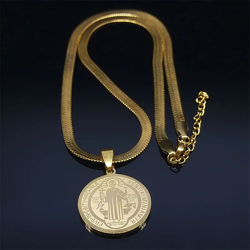 Saint Benedict Medal | Catholic Jewelry | Protection Jewelry | Pendant Men Women, Charm Two Sided