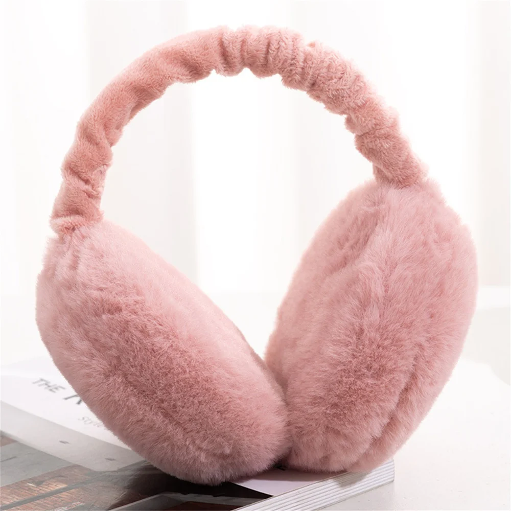 New Cute Stars Pattern Warm Earmuffs for Women Sweet Spice Girl Winter Outdoor Warmers Soft Furry Warmer Muff Ear Covers_voghion.com