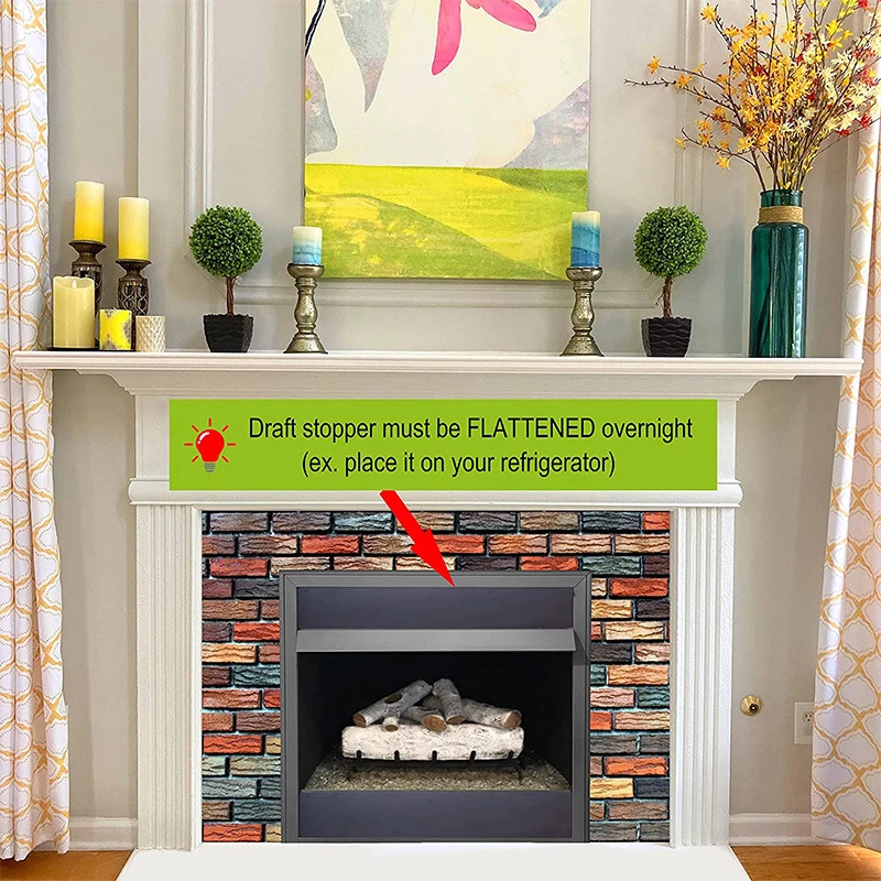 

Магнитная заглушка для потока камина, 2 шт., чтобы блокировать холодный воздух от вентиляции, чтобы предотвратить потерю тепла