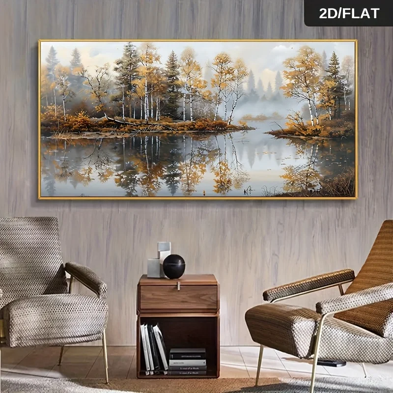 Modern Abstract Forest Landscape 4