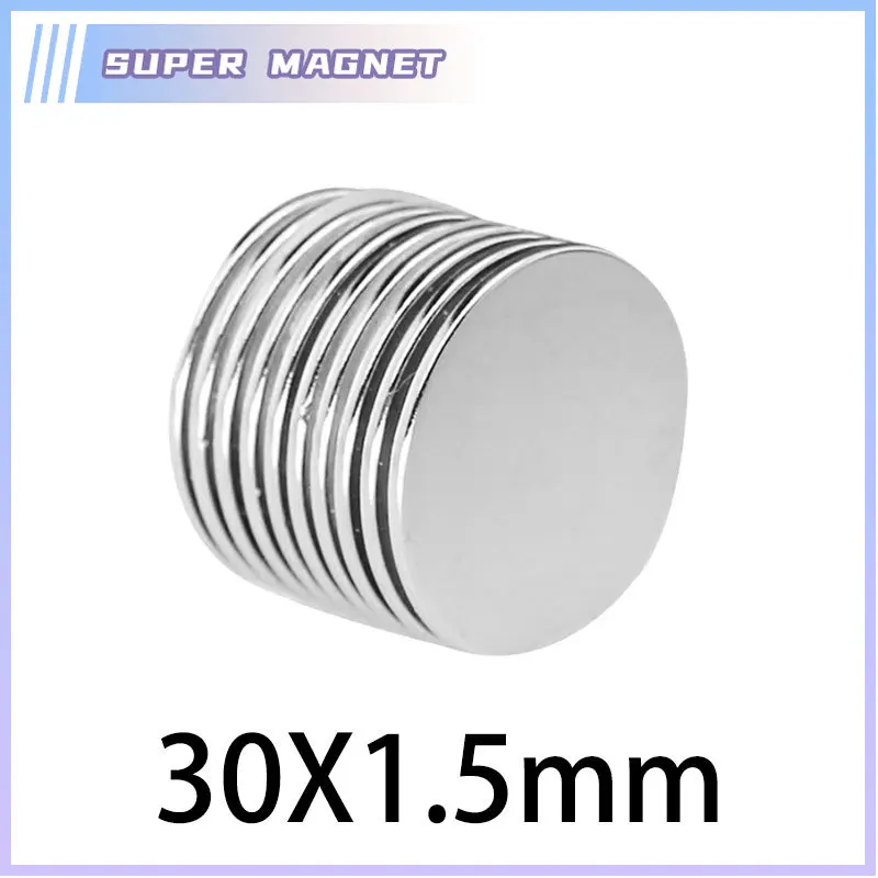 10 MAGNETI AL NEODIMIO POTENZA D22x10 Mm NdFeB N48 22 KG DISCO CILINDRO - Foto 3