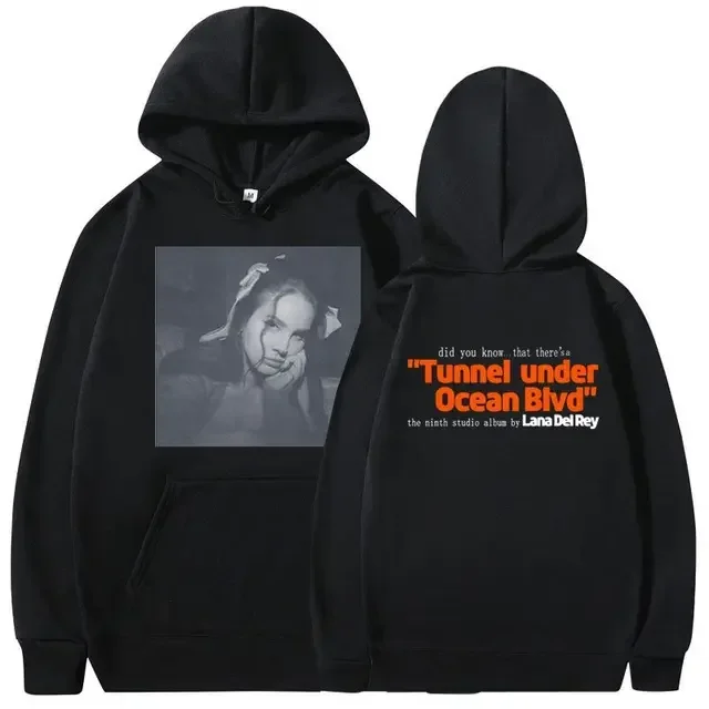 thumbnail image 1 of Sudadera con capucha de Lana Del Rey para hombre y mujer, suéter de algodón con estampado de álbum de música, jersey de gran tamaño, ropa superior de invierno, 1 of 5
