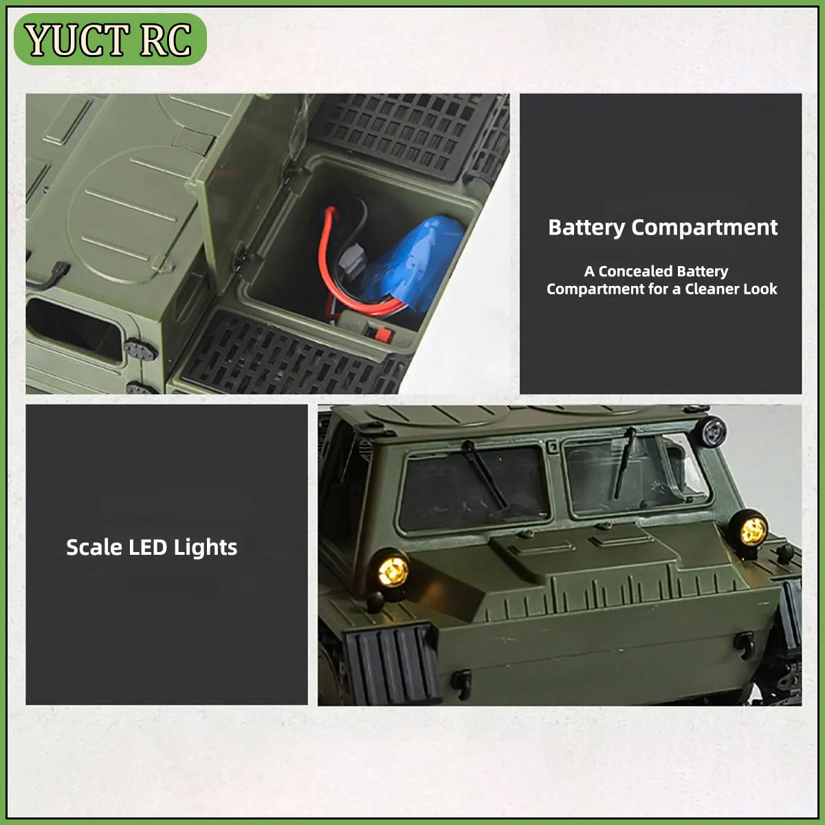 WPL E-1 1/16 스케일 RC 탱크 장난감 2.4GHz 4WD 트랙드 슈퍼 크롤러 오프로드 차량 전동 리모컨 장난감 소년용