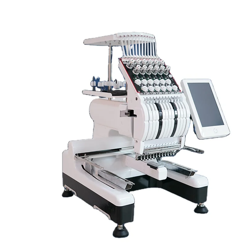 Yonthin 12 needles single head home used computerized embroidery machines prices for varies