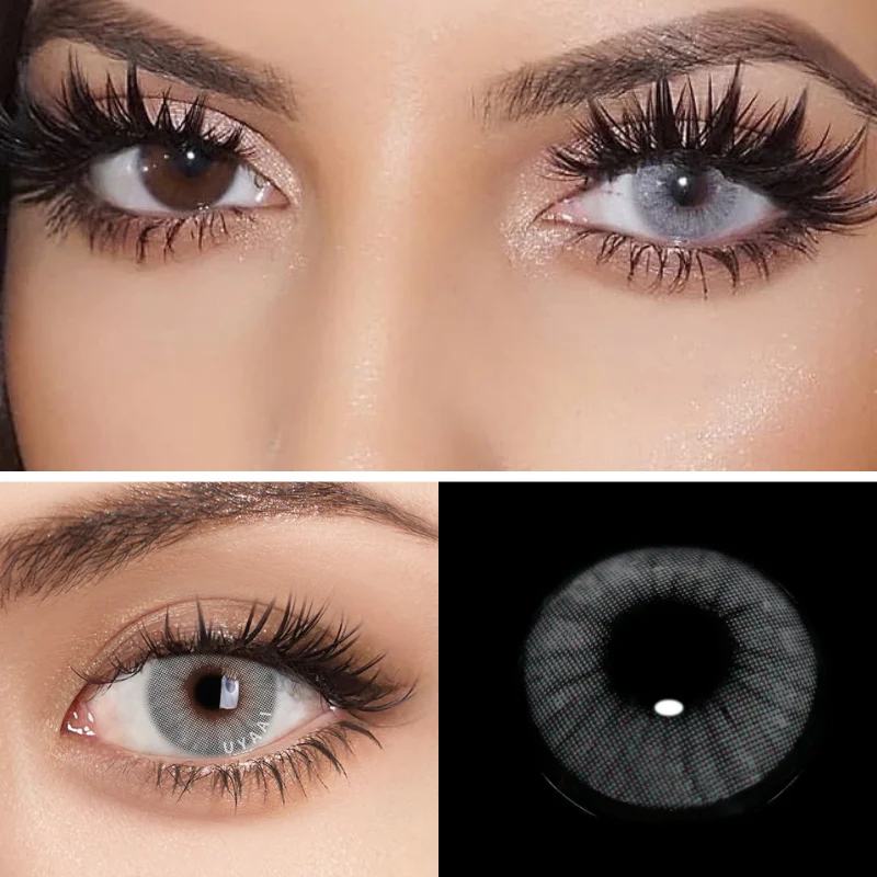 2pcsYearlyContactLensesColoredContactsBeautifulPupilNatural